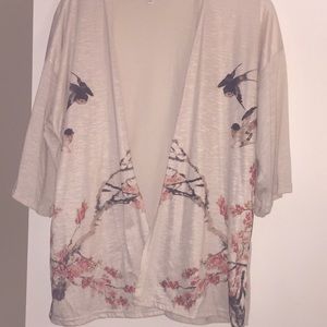 Roommates Open multicolored cardigan.